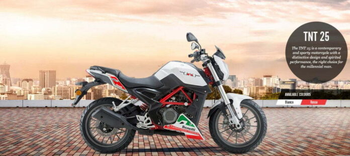 2016 Benelli TNT 25 India