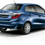 Honda Amaze Facelif blue