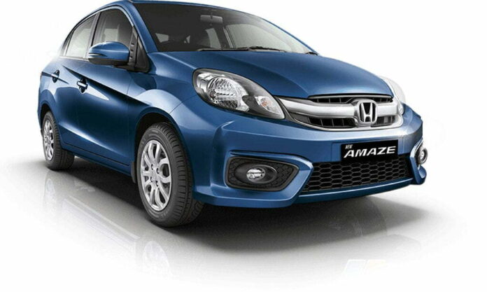 Honda Amaze Facelift front