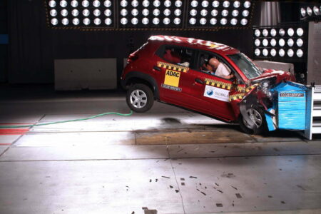 renault kwid airbag global ncap crash test