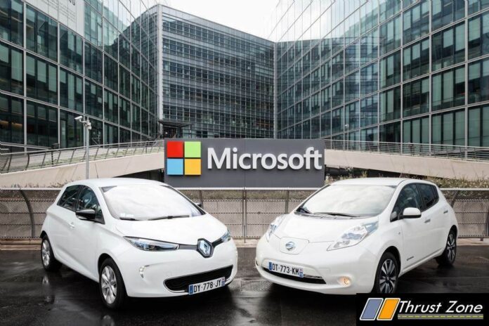 Renault Nissan Alliance and Microsoft partnership