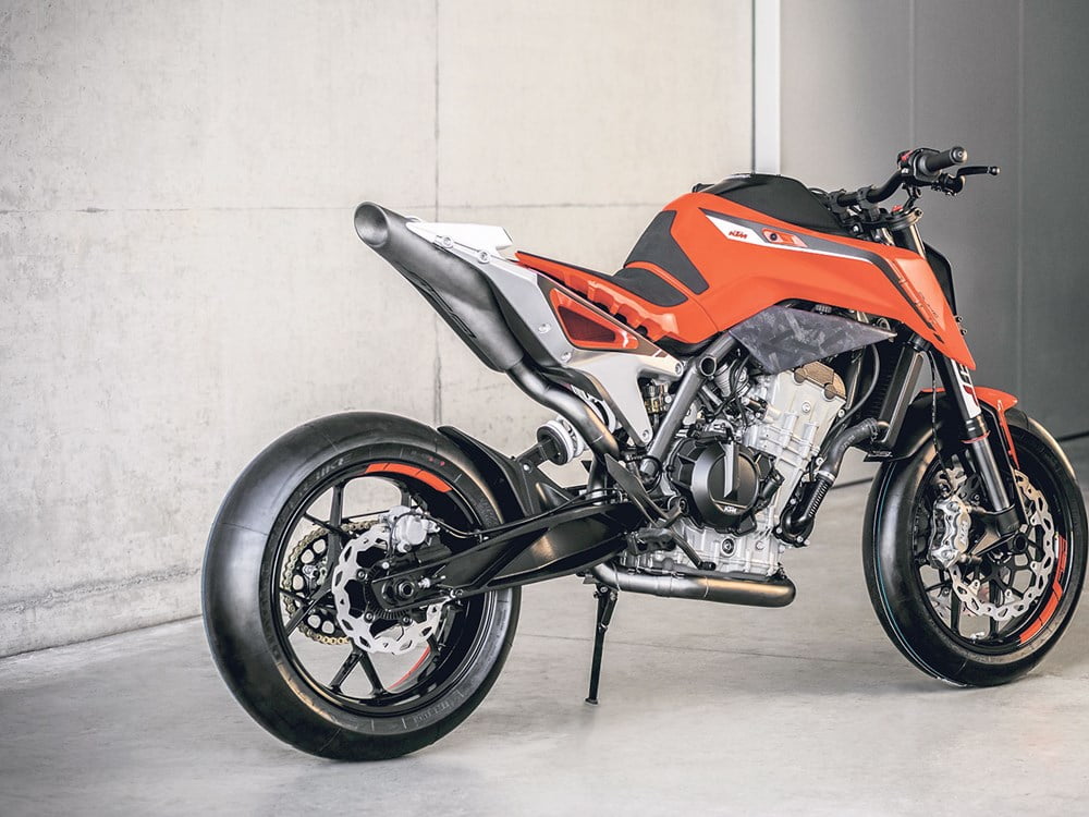 Ktm Duke 790 Prototype Was Designed With Knifes To Look Like A Knife