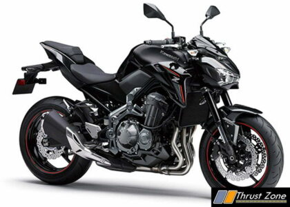 Z900 Kawasaki black color India 2017 limited edition