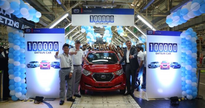 Datsun Sells One Lakh Units In India-