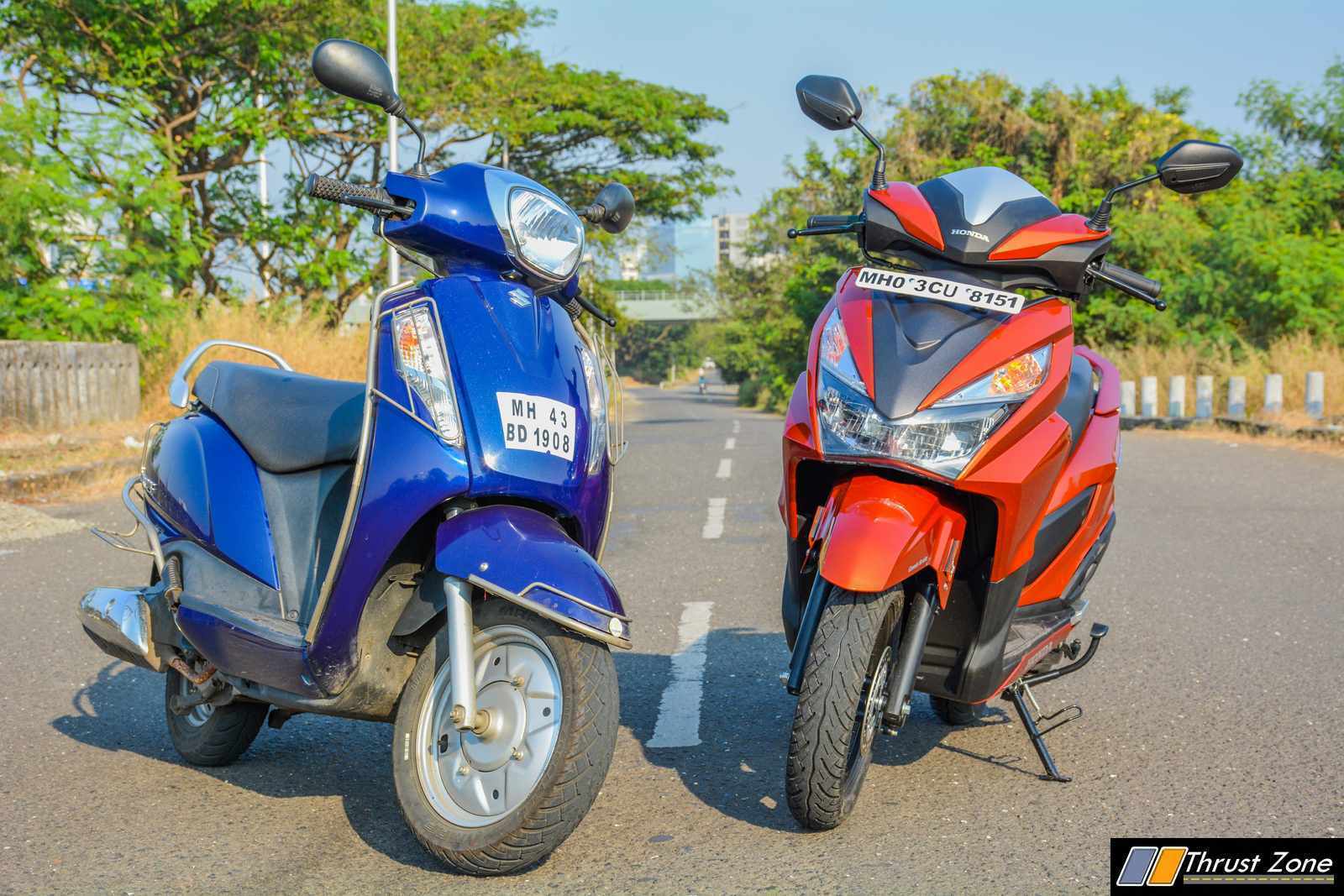 Suzuki Access 125 Vs Honda Activa 125 Comparison Chart