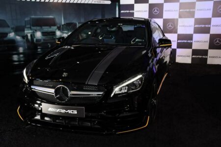 The newly launched Mercedes-AMG CLA 45 4MATIC Aero Edition