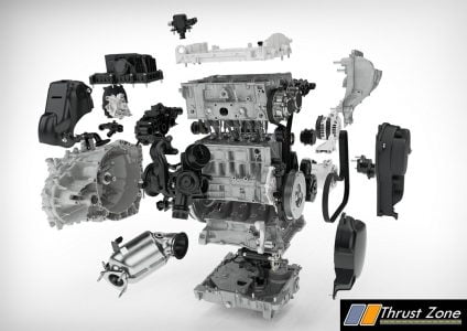 Volvo-Drive-E 3 cylinder Petrol - modular design