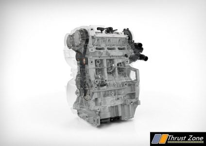 Volvo-Drive-E 3 cylinder Petrol - optimised structure