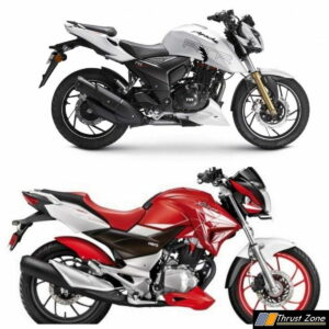 Hero Xtreme 200R VS TVS Apache 200 4V Specification Comparison