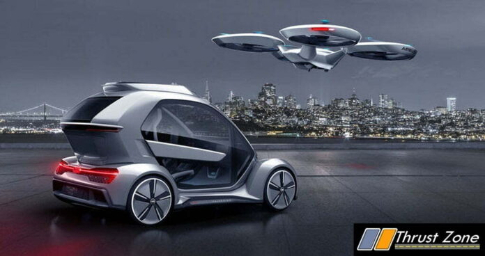 Audi, Italdesign and Airbus combine self-driving car and passenger drone