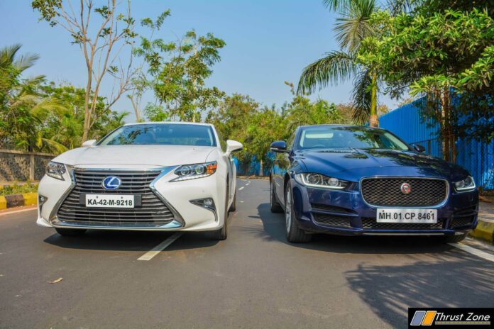 2018 Lexus ES300h India vs Jaguar Xe