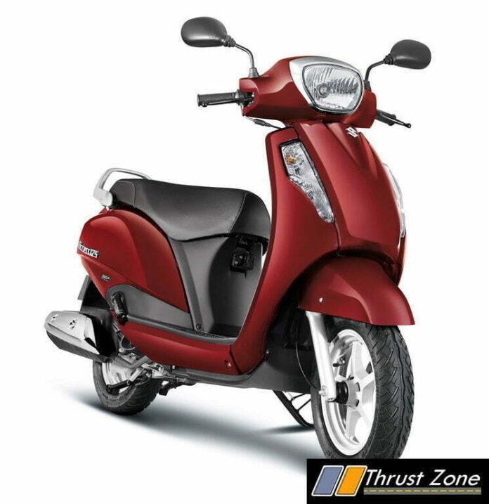 Suzuki Access 125 CBS_Candy Sonoma Red