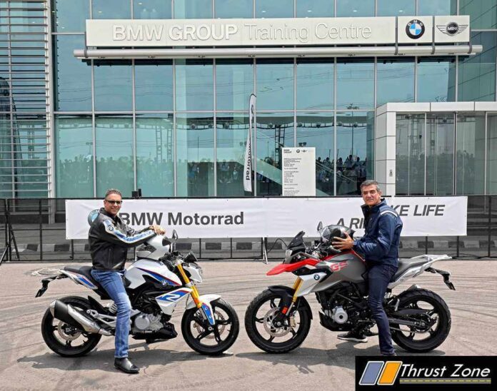 00 Mr. Vikram Pawah and Mr. Dimitris Raptis at the launch of BMW G 310 R - BMW G 310 GS
