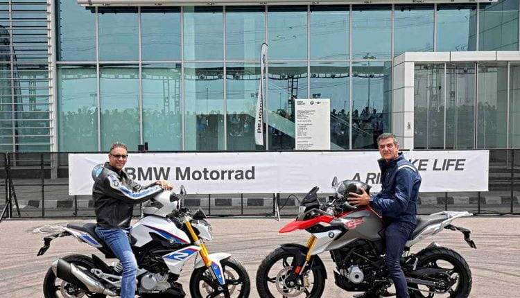 00 Mr. Vikram Pawah and Mr. Dimitris Raptis at the launch of BMW G 310 R - BMW G 310 GS