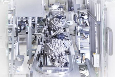 New era: Audi Hungaria starts series production of electric motor
