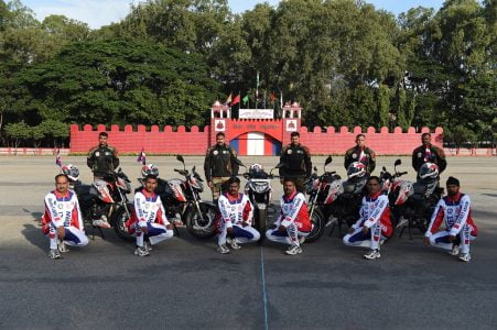 TVS And Corps Military Police Motorcycle Expedition Ride Together! (2)