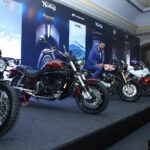 Ajinya Firodia Managing Director, Motoroyale unveils the seven new superbikes at the national press conference (1)