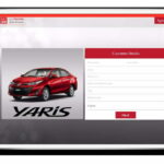 Toyota Test Drive App Engine Power iPad