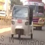 Mahindra Electric Auto rickshaw spied (1)