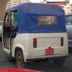 Mahindra Electric Auto rickshaw spied (2)