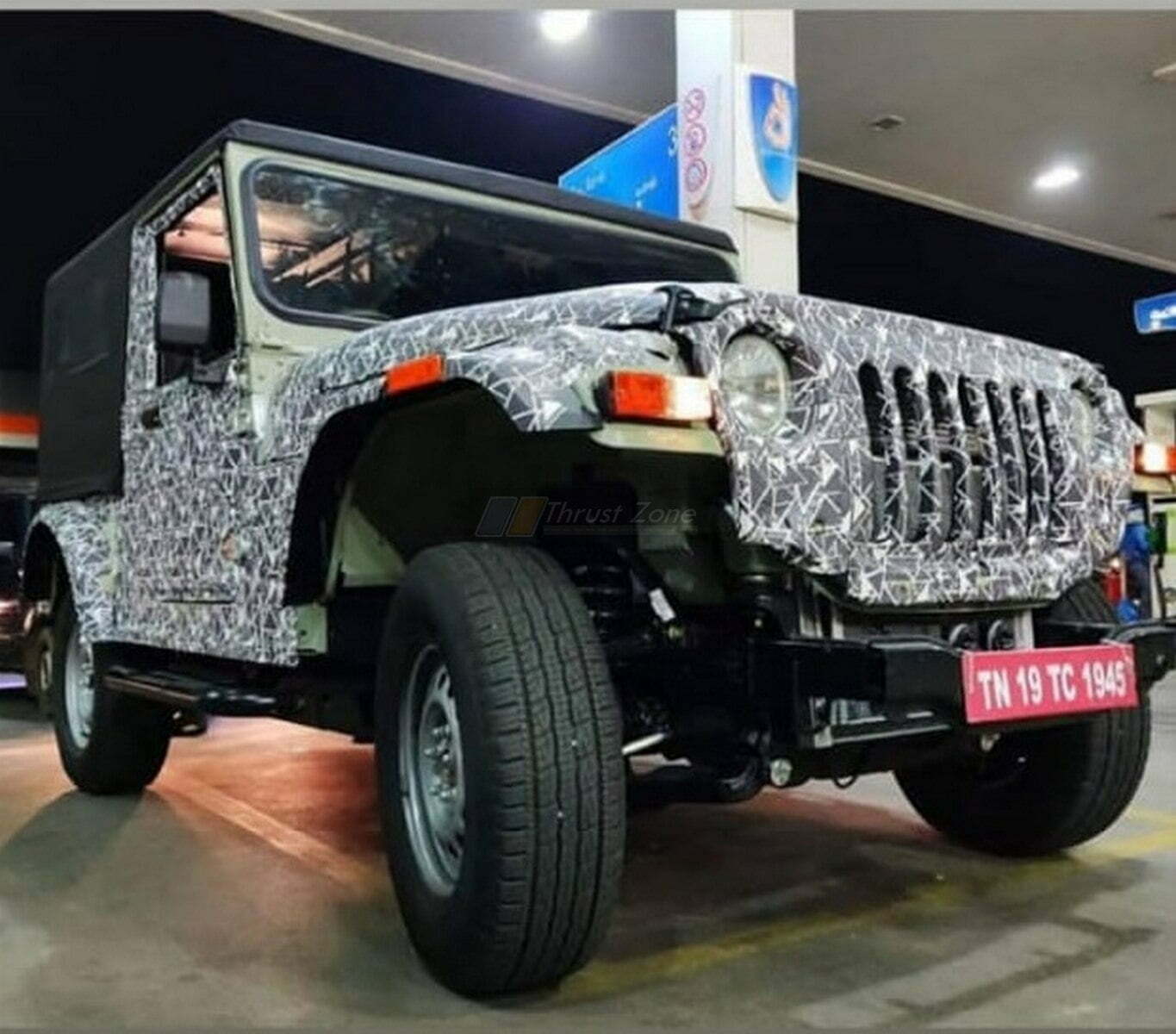 2020 New Mahindra Thar Spied Again With Images Revealing