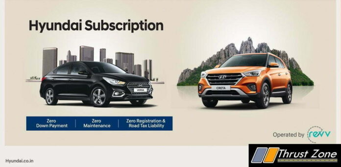 Hyundai Motor India and Revv launches 'Hyundai Subscription'