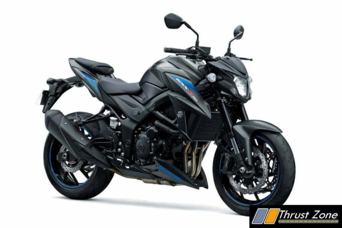 2019 Suzuki GSX-S750 edition in Metallic Mat Black colour_1