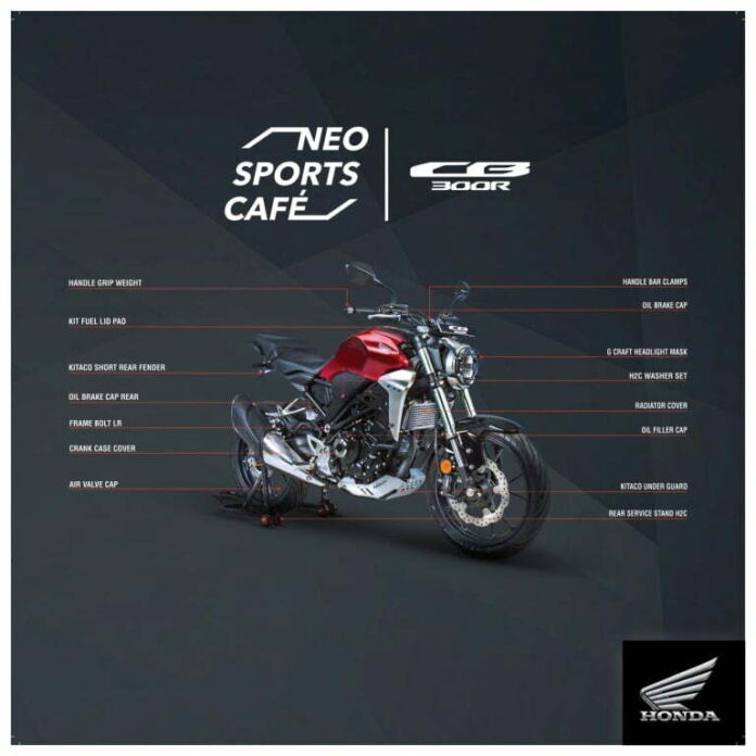 Honda CB300R accessories details (2)