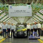 Volkswagen Pune Plant rolls out one millionth car in presence of Mr. Gurpratap Boparai, Mr. Steffen Knapp and the Board of Management