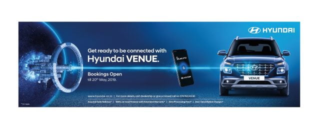 Hyundai VENUE bookings