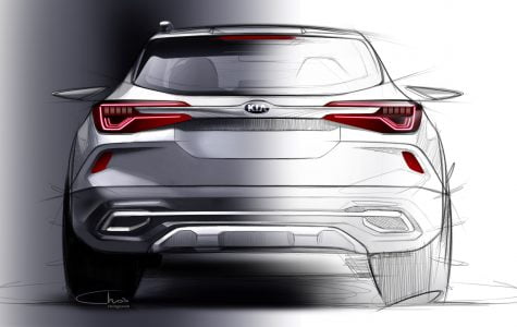 Kia reveals first image of new small SUV_1