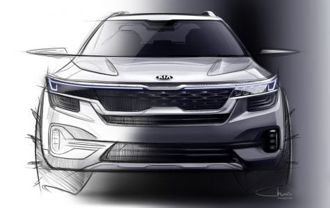 Kia reveals first image of new small SUV_2