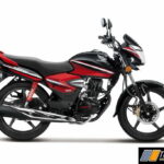 Limited Edition Honda CB Shine_Black with Imperial Red Metallic