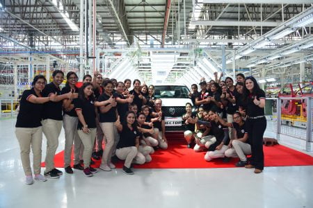 MG Motor India commences commercial production of Hector from Gujarat