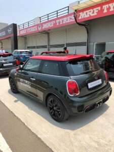 MINI John Cooper Works Hatch India launch rear profile