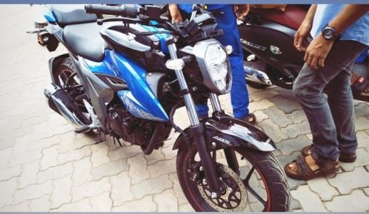 Naked 2019 Gixxer 150 Spied