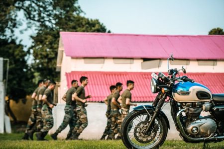Indian Army Completes 1850 km expedition on Triumph Motorcycles - Commemorates 20 years of Kargil war (1)