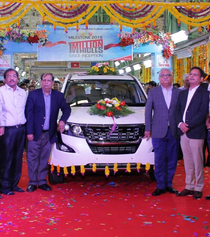 Mahindra rolls out 1 million vehicles