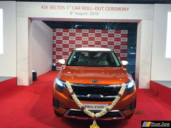 First Kia Seltos rolls out from the Kia Anantapur Manufacturing Unit-India (1)
