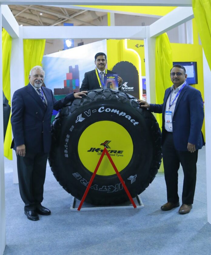 JK TYRE 23.1-26 SIZE V-Compact Tyre Launched