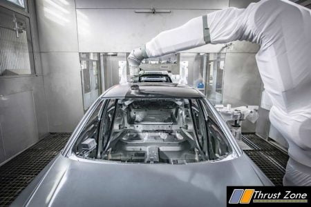 Audi adopts “overspray-free painting” in series production