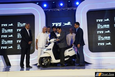 Launch of TVS iQube Electric Scooter