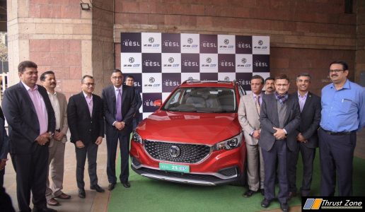 MG Motor India delivers the first ZS EV to EESL