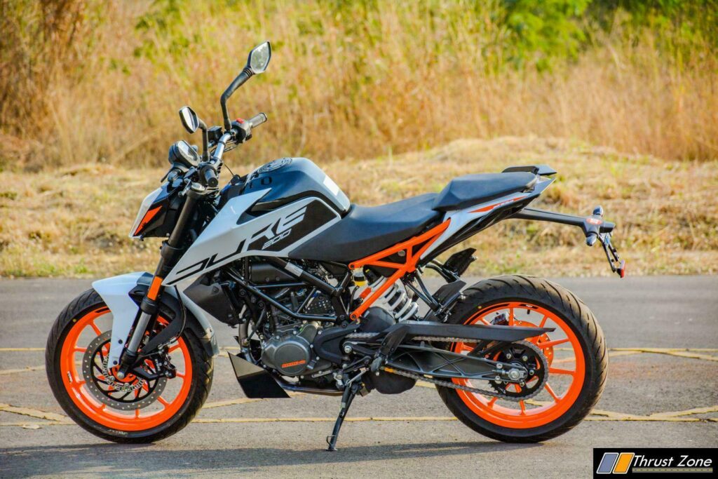 ktm duke 200 white and orange price