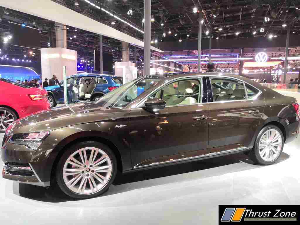2020 Skoda Superb Facelift India Launch in May - Reveal At Auto Expo 2020 (7)
