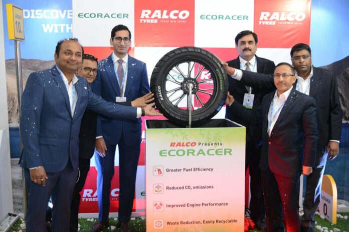 RALCO brand launched the innovative and eco-friendly -12080-18 Tyre for 2-wheelers at the Auto EXPO 2020, today (1)
