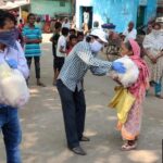 Distributing Groceries packs to those most affected by the pandemic