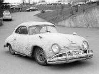 Porsche 356 was covered with faux fur