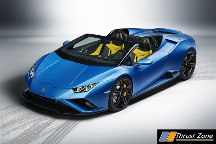 2020 Lamborghini Huracán EVO Rear-Wheel Drive Spyder India (1)