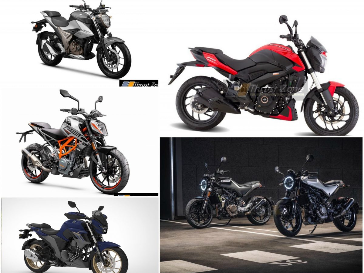 Bajaj Dominar 250 Vs FZ25 Vs Gixxer 250 